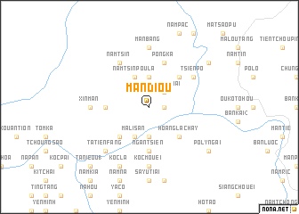 map of Man Diou