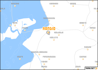 map of Mandio