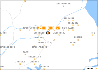 map of Mandiqueira