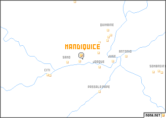 map of Mandiquice