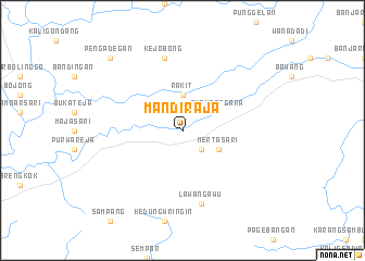 map of Mandiraja