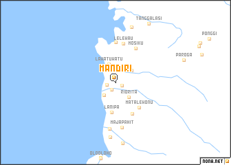 map of Mandiri