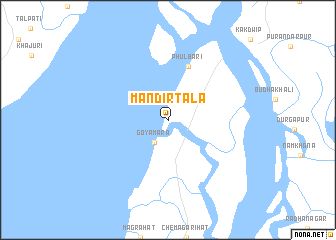 map of Mandirtala