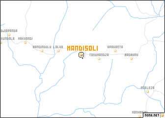 map of Mandisoli