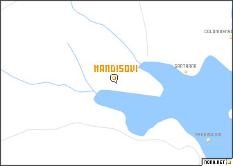 map of Mandisoví