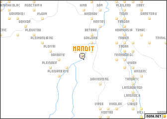 map of Man Dit