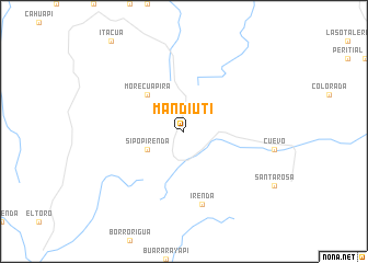 map of Mandiuti