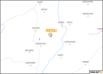 map of Mandi