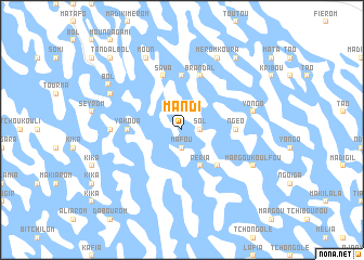 map of Mandi