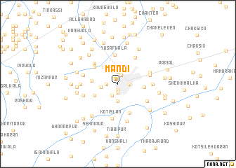 map of Mandi