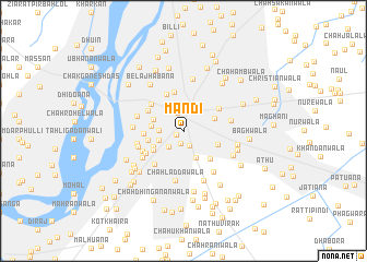 map of Mandi