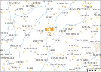 map of Mandi