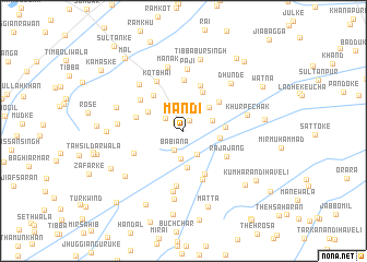 map of Mandi