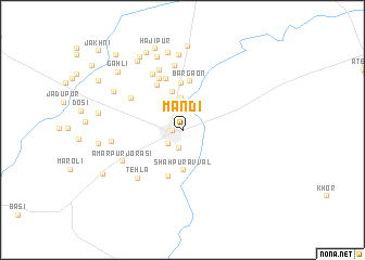 map of Mandi