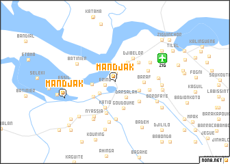 map of Mandjak