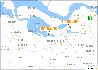 map of Mandjak