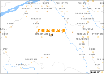 map of Mandjandja II