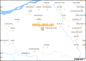 map of Mandjandja I