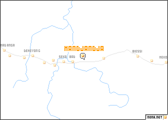 map of Mandjandja