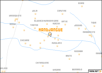 map of Mandjangue