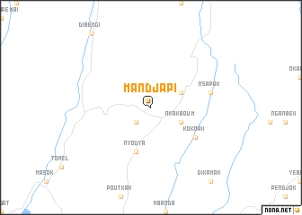 map of Mandjap I