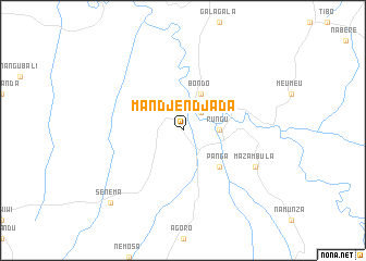 map of Mandjendjada