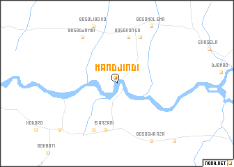 map of Mandjindi