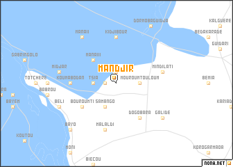 map of Mandjir