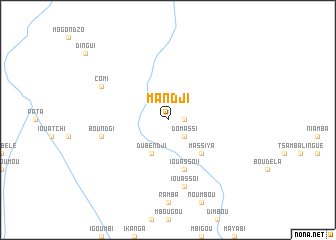 map of Mandji