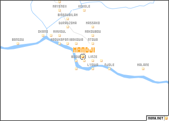 map of Mandji