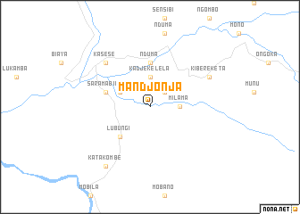 map of Mandjonja