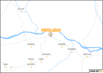 map of Mandjouk