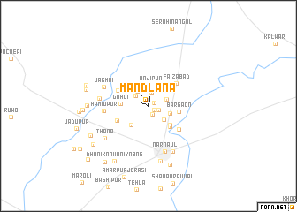 map of Mandlāna