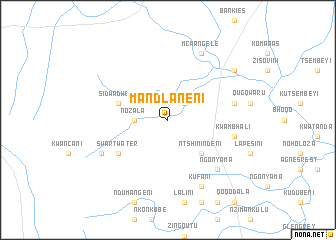 map of Mandlaneni