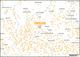 map of Mandna