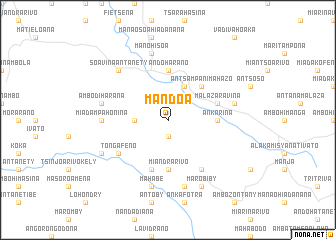 map of Mandoa