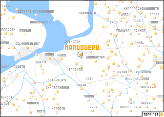 map of Mandodero