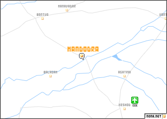 map of Māndodra