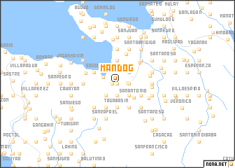 map of Mandog