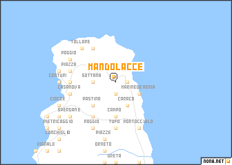 map of Mandolacce