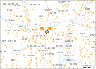 map of Mandona