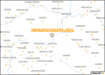 map of Mandŏng-nodongjagu