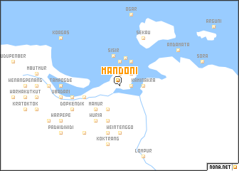 map of Mandoni