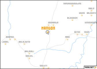 map of Mandon