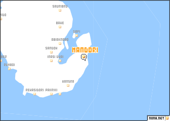 map of Mandori