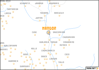 map of Mandor