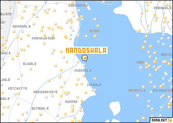 map of Mandoswāla