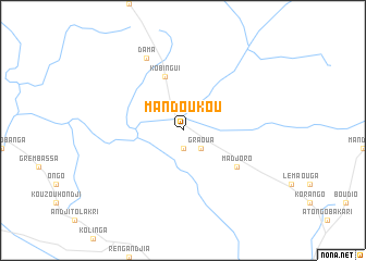 map of Mandoukou