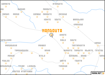 map of Mandouta
