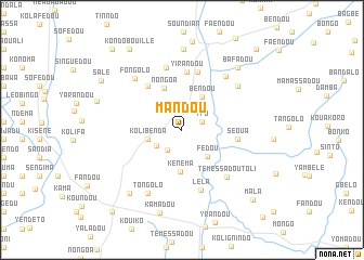 map of Mandou